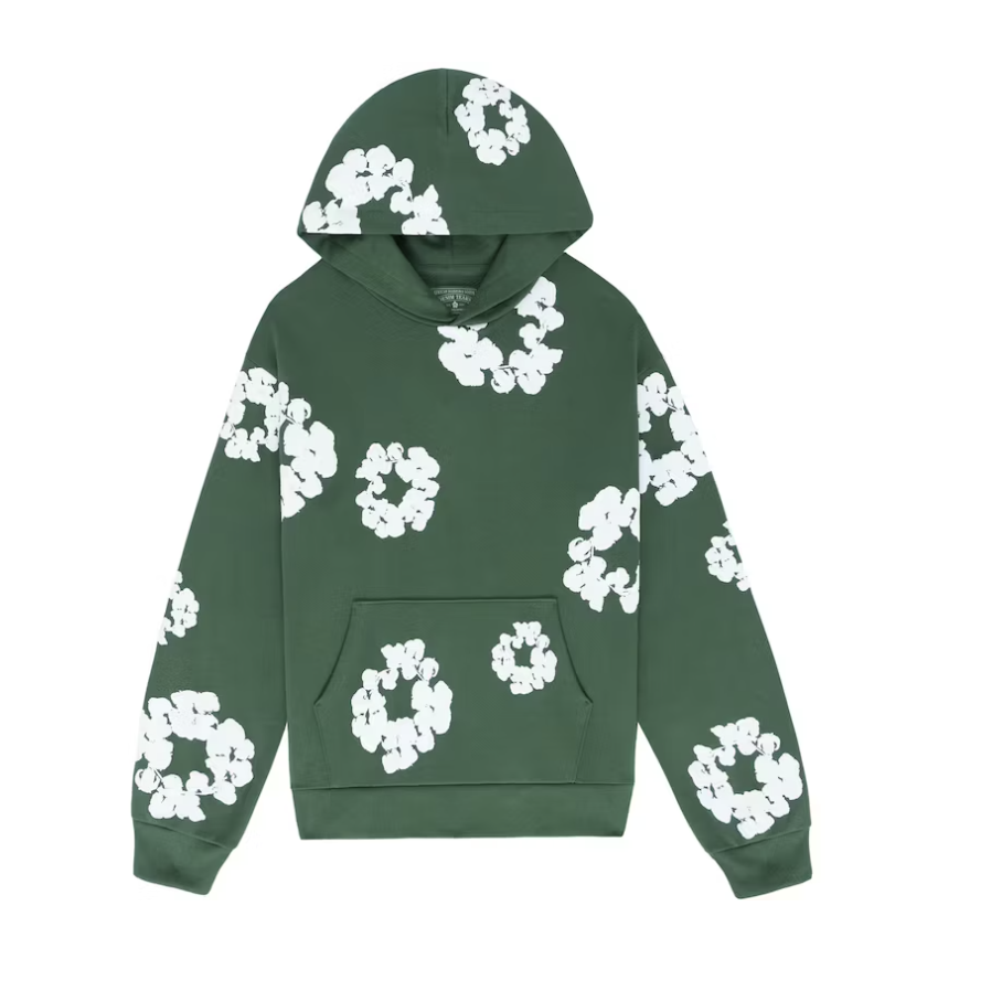 Product | Denim Tears The Cotton Wreath Sweatshirt Green