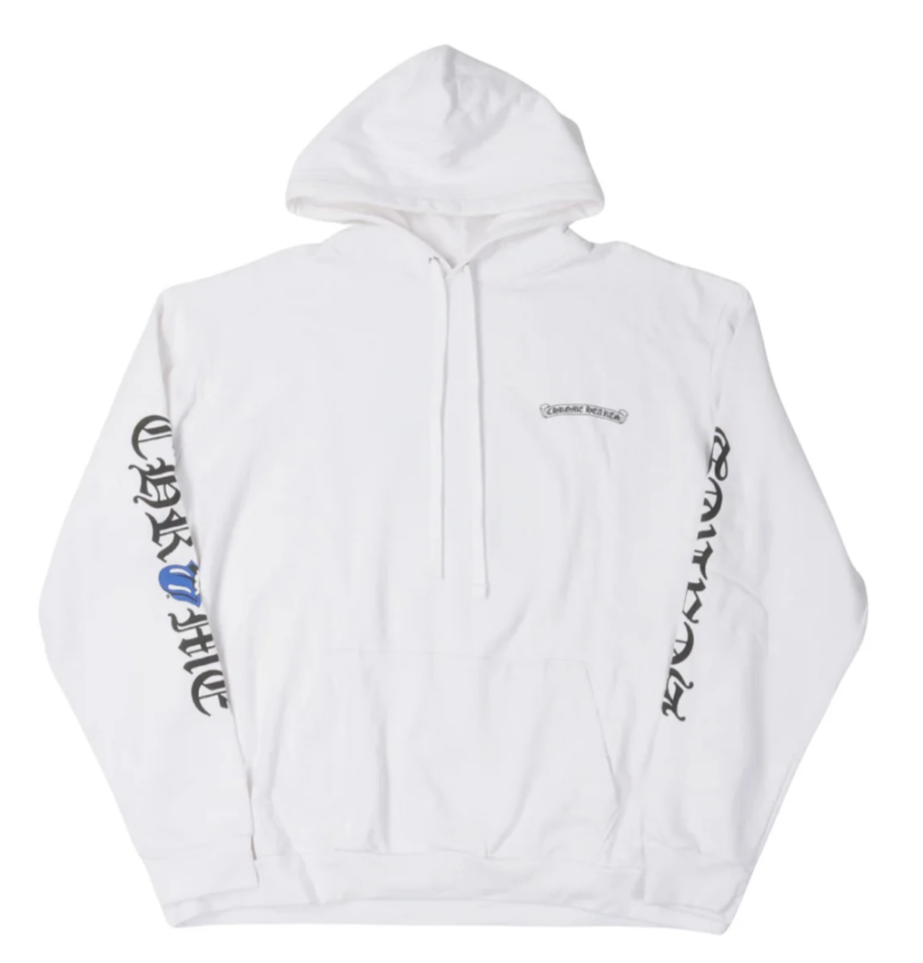 限定コラボ【Chrome Hearts×Rolling Stones】BLUE ロゴパーカー Chrome Hearts Rolling Stones Script Blue Tongue Black Zip Up