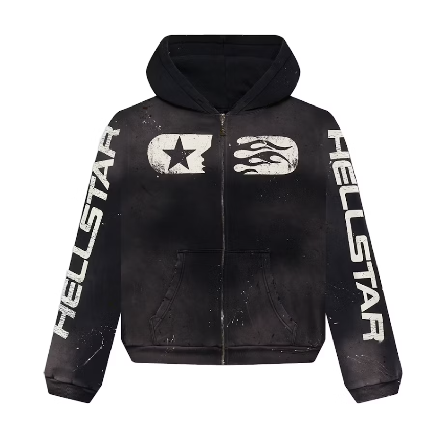 Product | Hellstar Studios Zip Hoodie Black