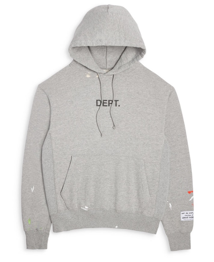 Product | Gallery Dept. Logo Painted Hoodie Grey