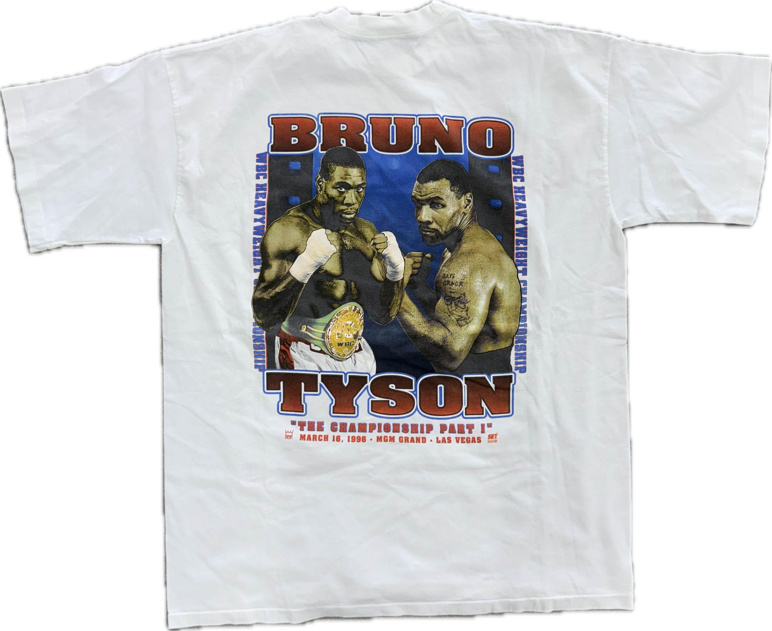 トップス vintage tyson bruno 1996 tee dg vintage tyson bruno 1996 tee dg トップス