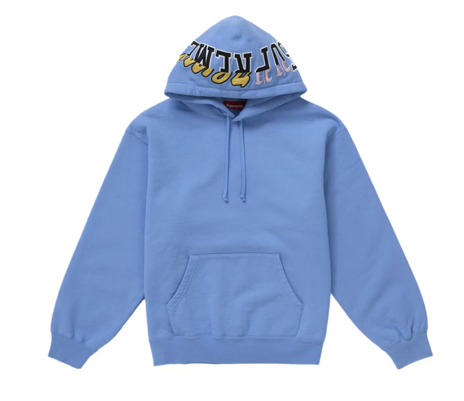 Product | Supreme Multi Logos Hooded Sweatshirt Blue