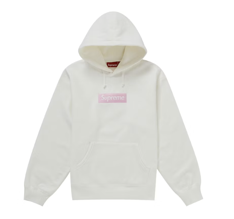Product | Supreme Box Logo Hooded Sweatshirt (FW25) White