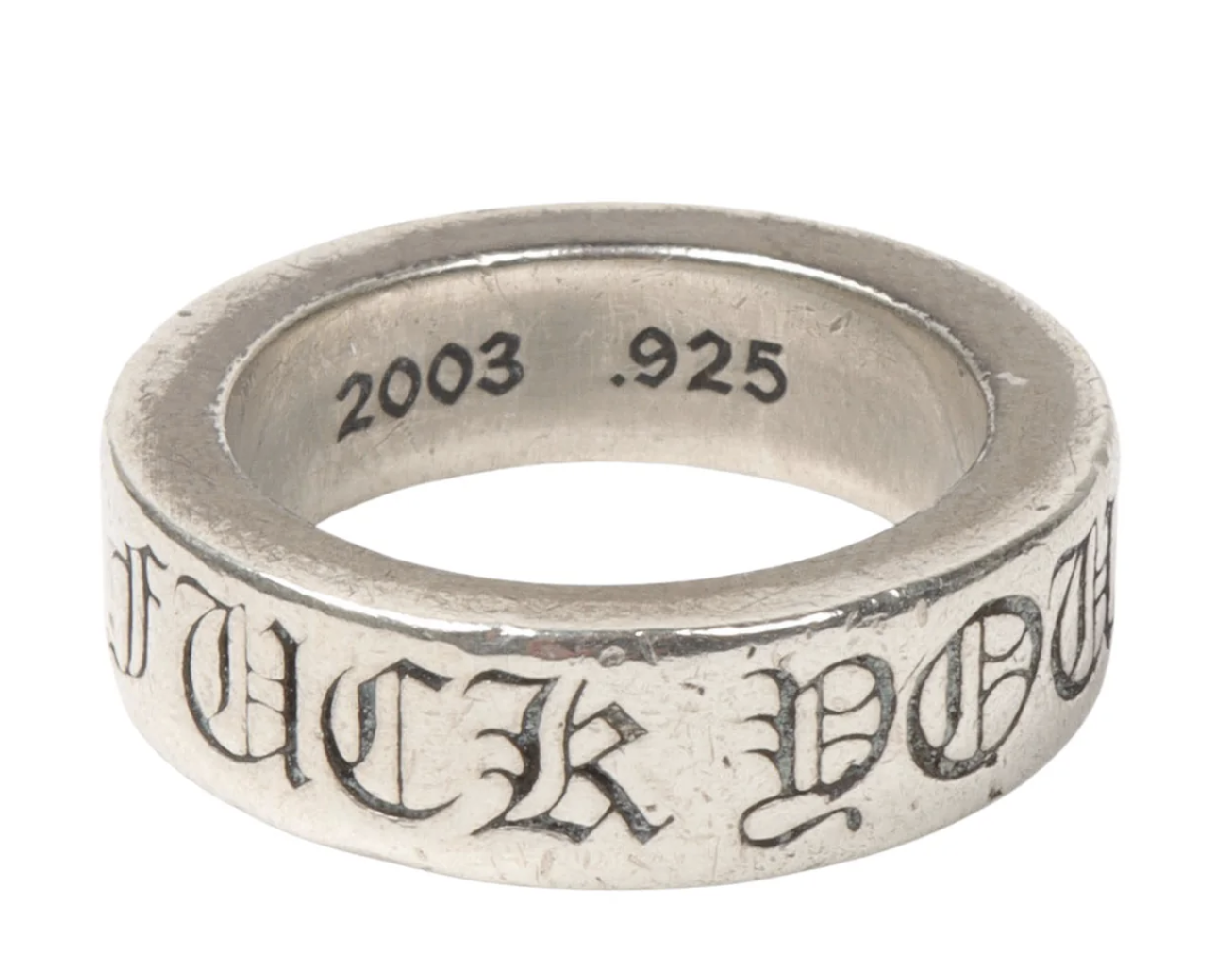 Product | Chrome Hearts 6mm Fuck You Spacer Ring