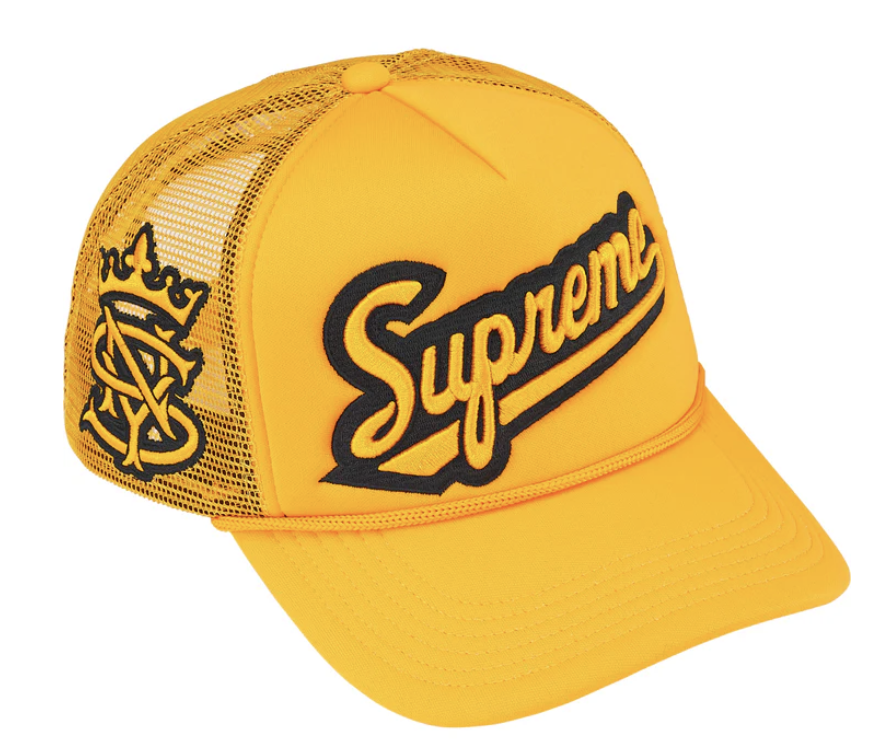 Product | Supreme University Mesh Back 5 Panel Gold