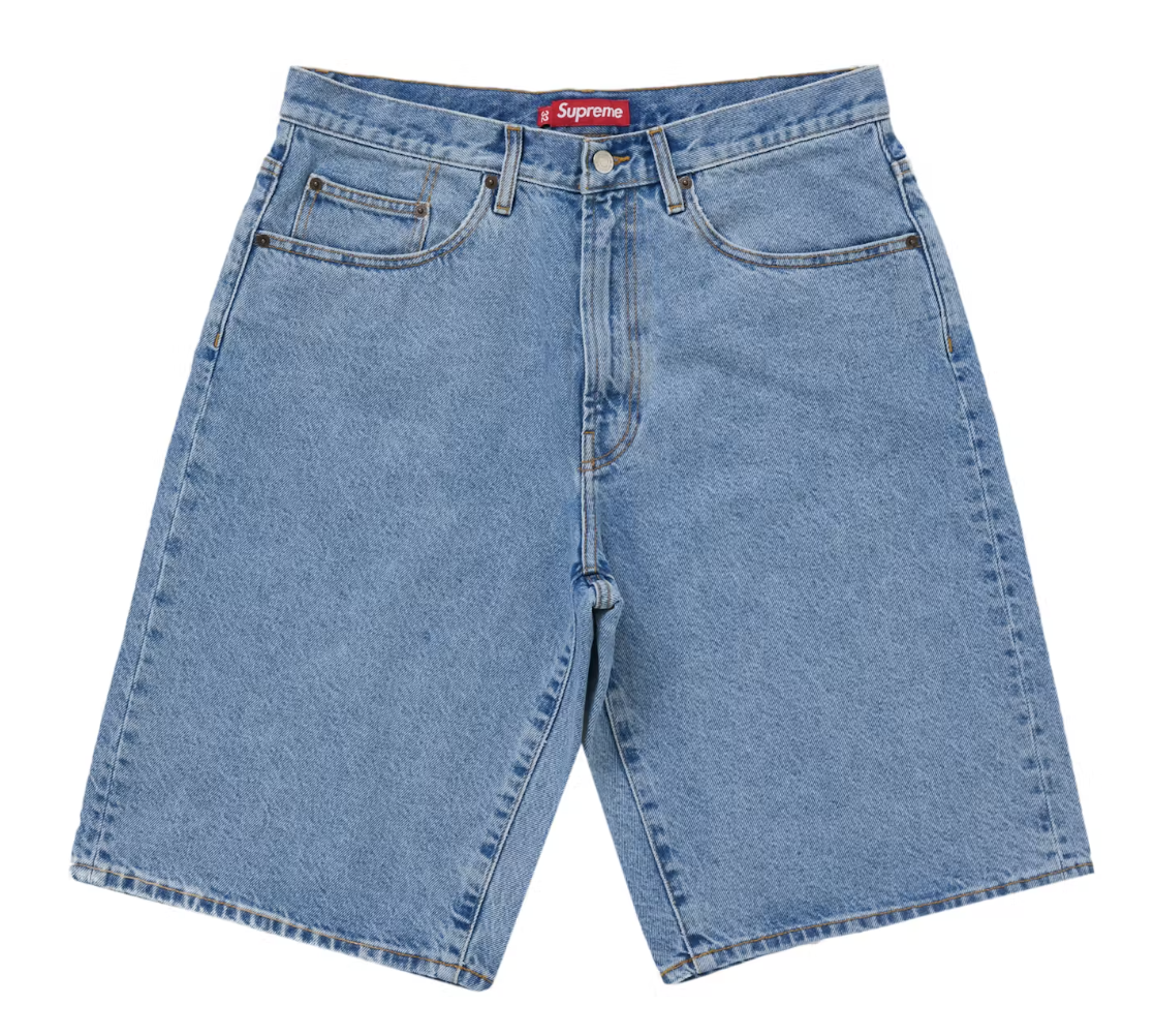 Product | Supreme Baggy Denim Short (SS25) Blue Indigo